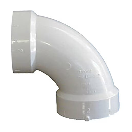 PVC4090  Rafferty Elbow 90 Degree Sch 40 PVC 4 in. 1/4 Bend