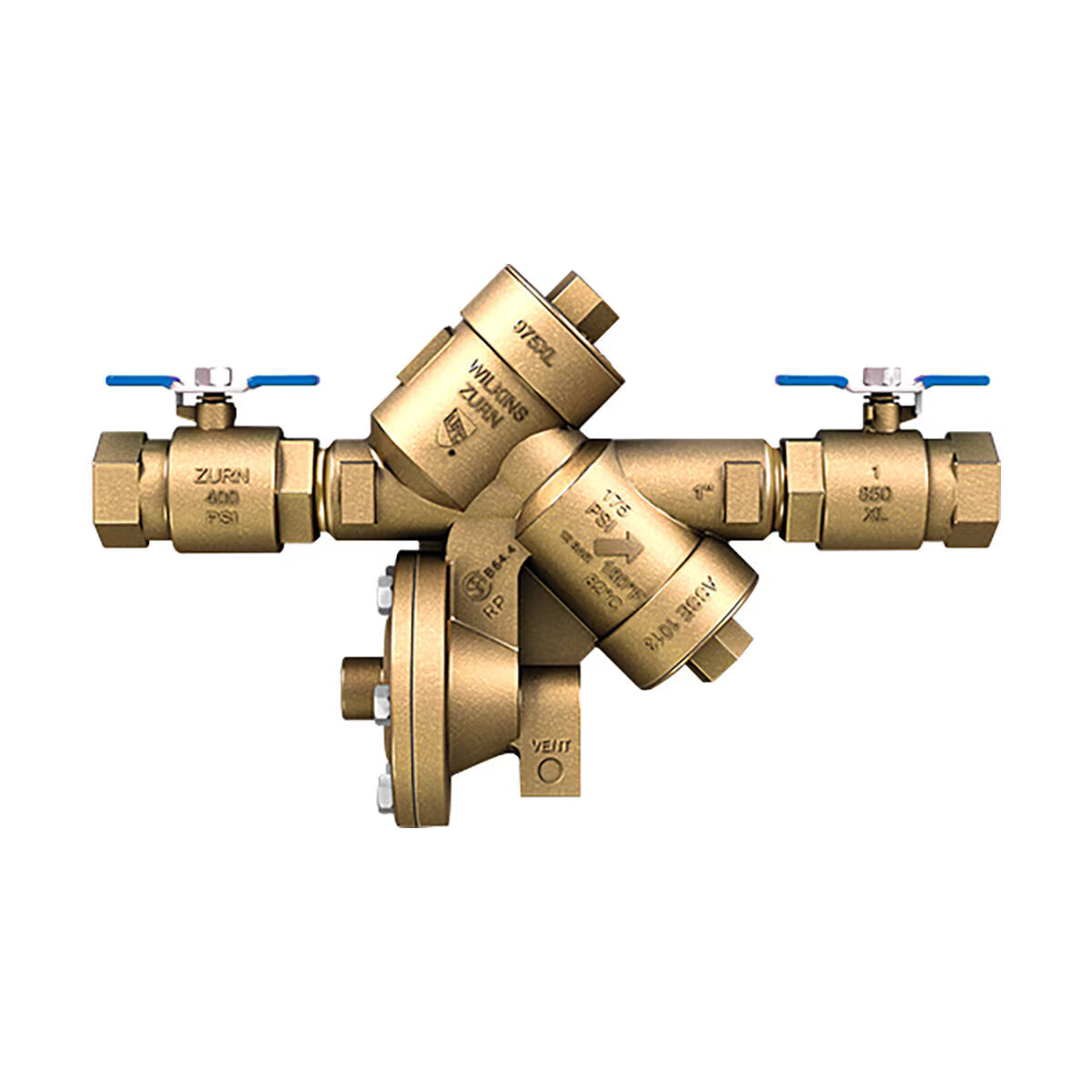 Wilkins 975XL Series Reduced Pressure Backflow Preventer | RPZ Assembly 3/4" - 2" Sizes