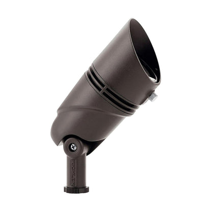 Kichler VLO High Lumen Accent Flood Light 12V Textured Architectural Bronze 3000K 35 Degree LED