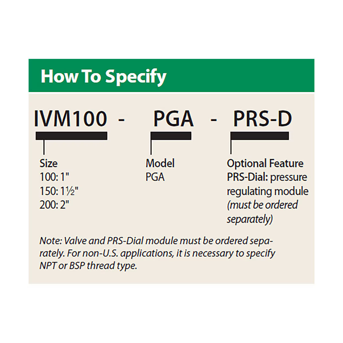 Rain Bird PGA Globe/Angle Valve Plastic w/ IVM Solenoid 1-1/2 in. FIPT