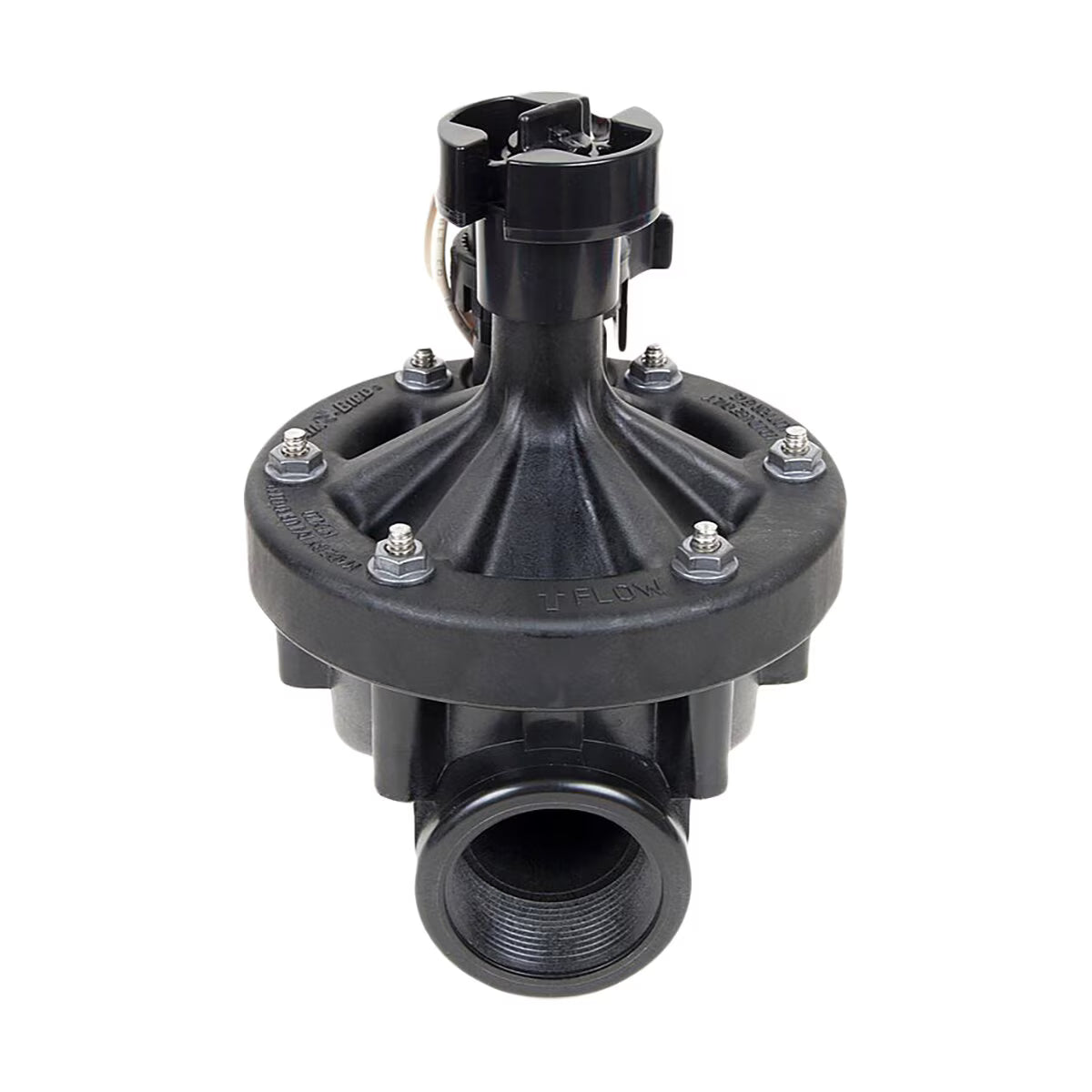 Rain Bird PESB Industrial Scrubber Valve Plastic 2 in. FIPT w/ IVM Solenoid & Flow Control