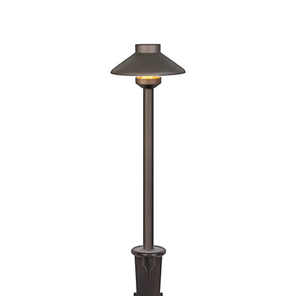 Tru-Scapes TS-B301-BLK  Traditional Path Light Black G4 3W LED 2700K 360 Degree 24 in. Stem