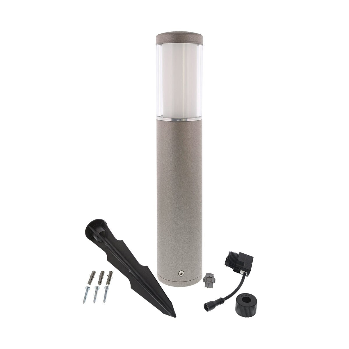 in-lite LIV Low Dark Bollard Fixture 12V 1.5W 95 CRI Warm White