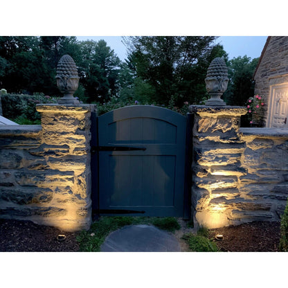 Tru-Scapes TS-B203-BLK  Sealed Well Light Black MR16 4W LED 2700K 60 Degree