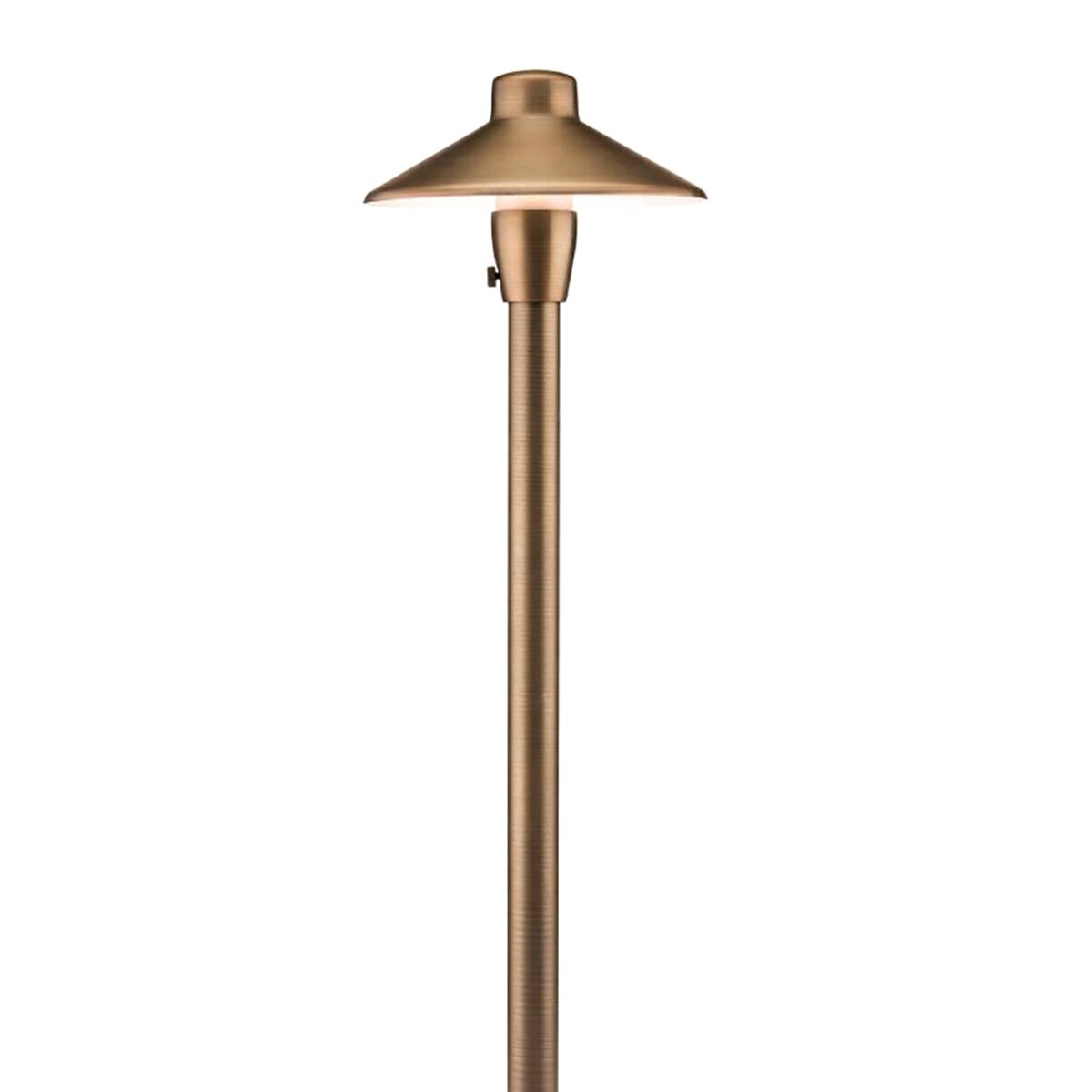 fx c-pl-7 coastal path light brass housing g4 lamp