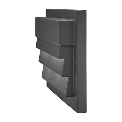 Kichler 16171BKT27  Surface-Mount Louvered Light Black Textured Finish 7 Lumens 2700K LED