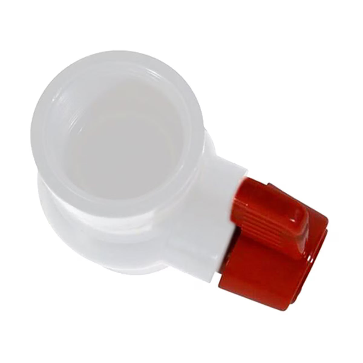 MIP Ball Valve T x T 1-1/4 in. White PVC NSF