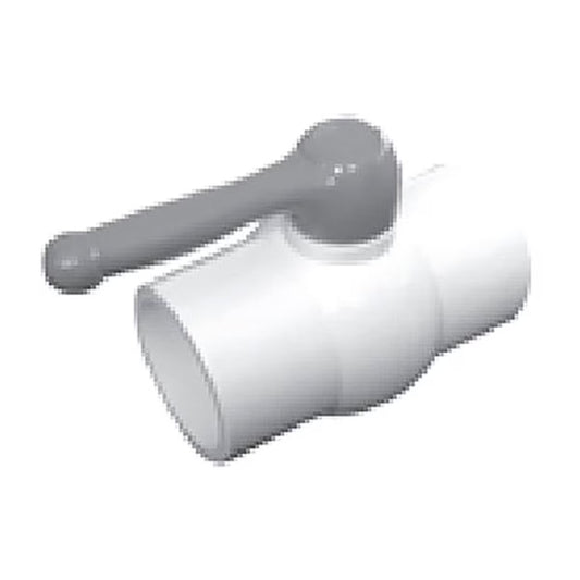 MIP Ball Valve PVC White NSF 1 in. T x T