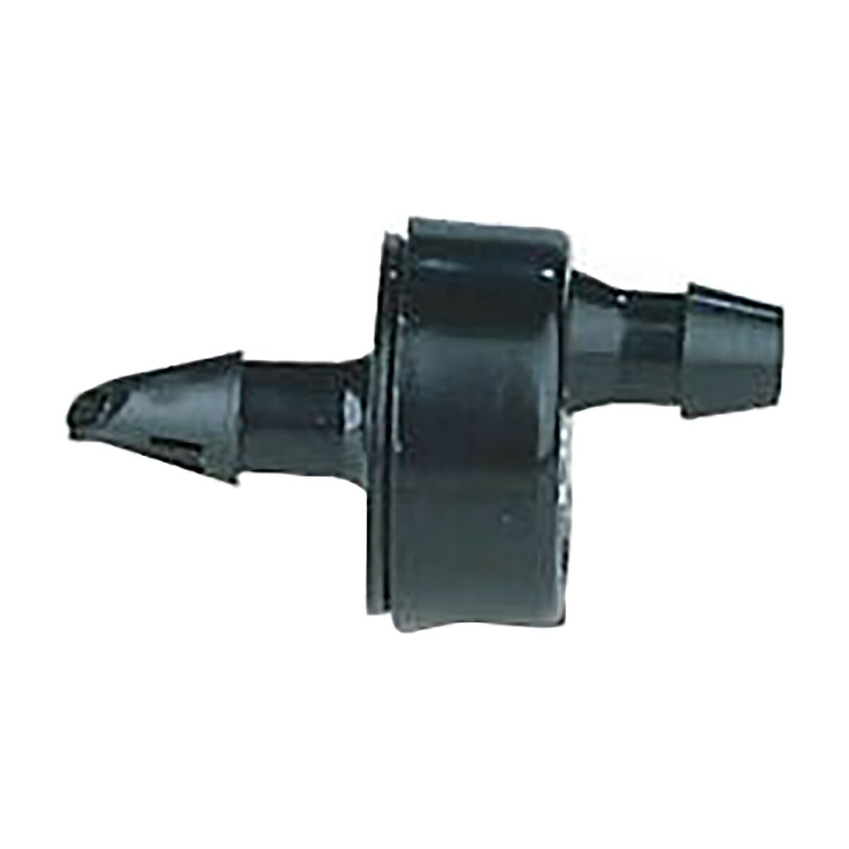Rain Bird Xeri-Bug Emitter 1.0 GPH Barb Black w/ Check Valve & Pressure Compensation