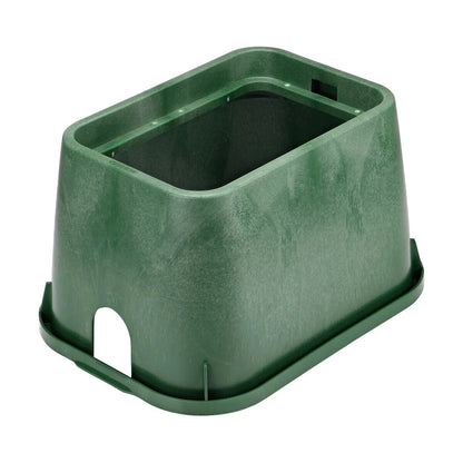NDS Standard Valve Box Rectangle 14 in. x 19 in. x 12 in.H Green Box/Green Lid Overlapping ICV