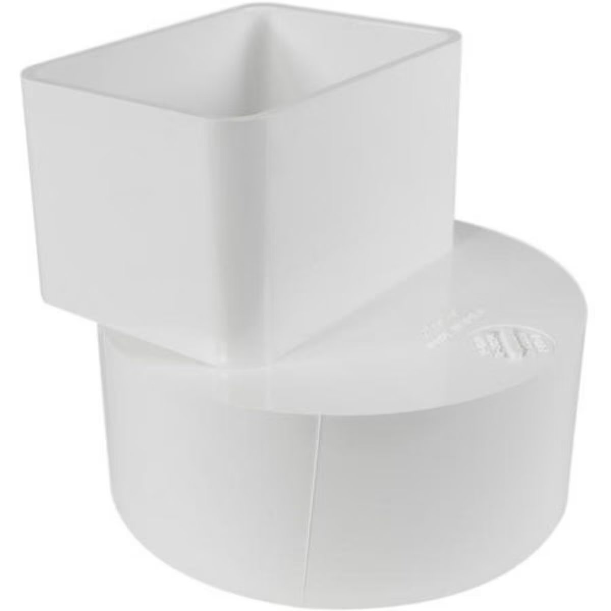 NDS PVC Downspout Offset Adapter 3 in. x 4 in. x 4 in.