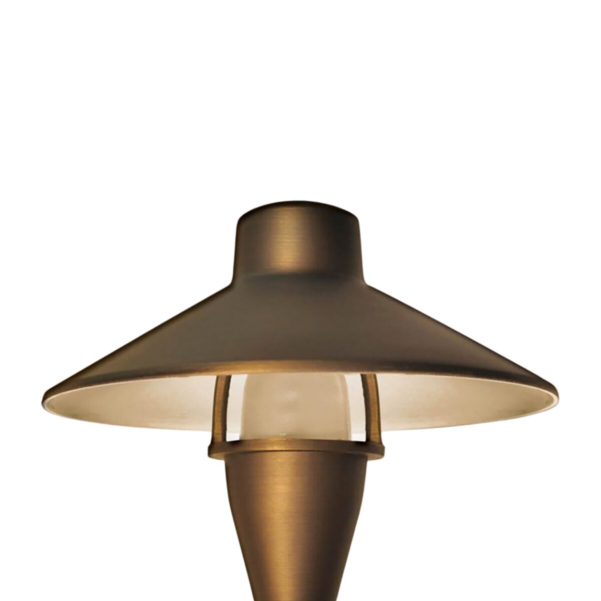 ABR Lighting -1-APL-02-12-HAT-Stoss Series Hat Path Light 12 in. - Elegant Illumination for Pathways