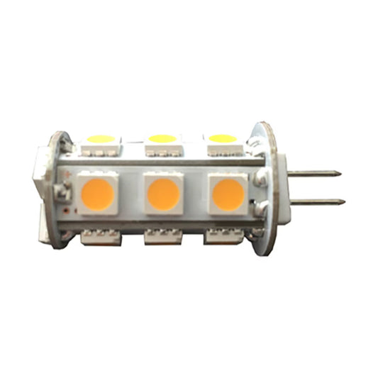 1-SDL-01-WHT  ABR Lighting El Greco G4 Bi-Pin Lamp White Finish