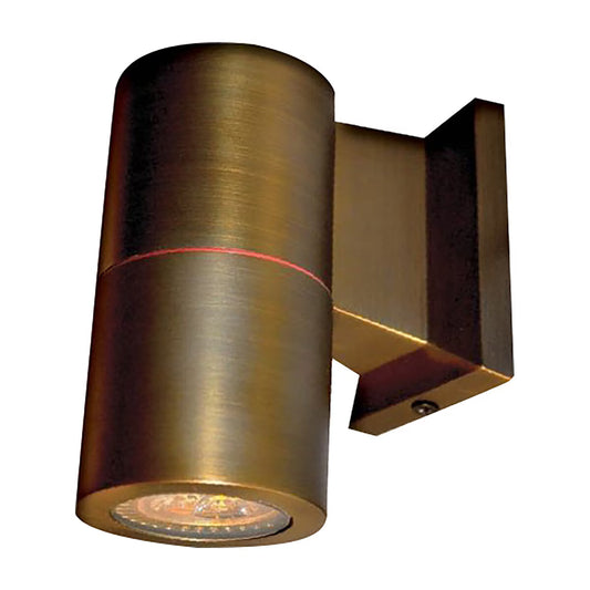 1-UDL-01-5  ABR Lighting Fontana-5 MR16 Half-Specialty Lamp 12V Dimmable Antique Brass Finish, 4-1/4 in. x 2-1/2 in. x 5 in.