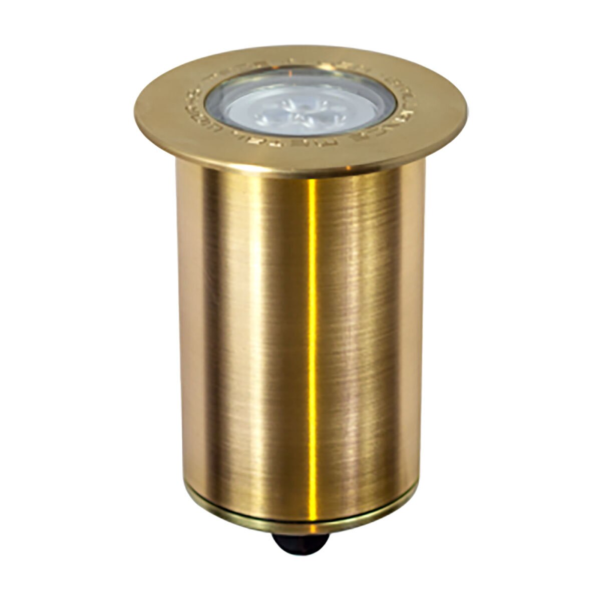 Brilliance-CARLSBAD-MR16-BR-FLG-NL- Carlsbad Flange Well Light Brass Finish MR16 Socket No Lamp