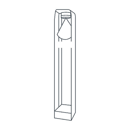 In-Lite-10201790- Ace High Dark Bollard Fixture 3W 12V Warm White