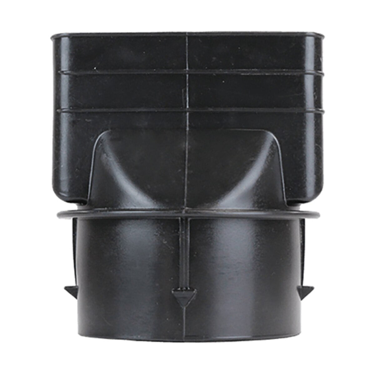 ADS HDPE Downspout Adapter Black 3 in. x 3.25 in. x 2.5 in.