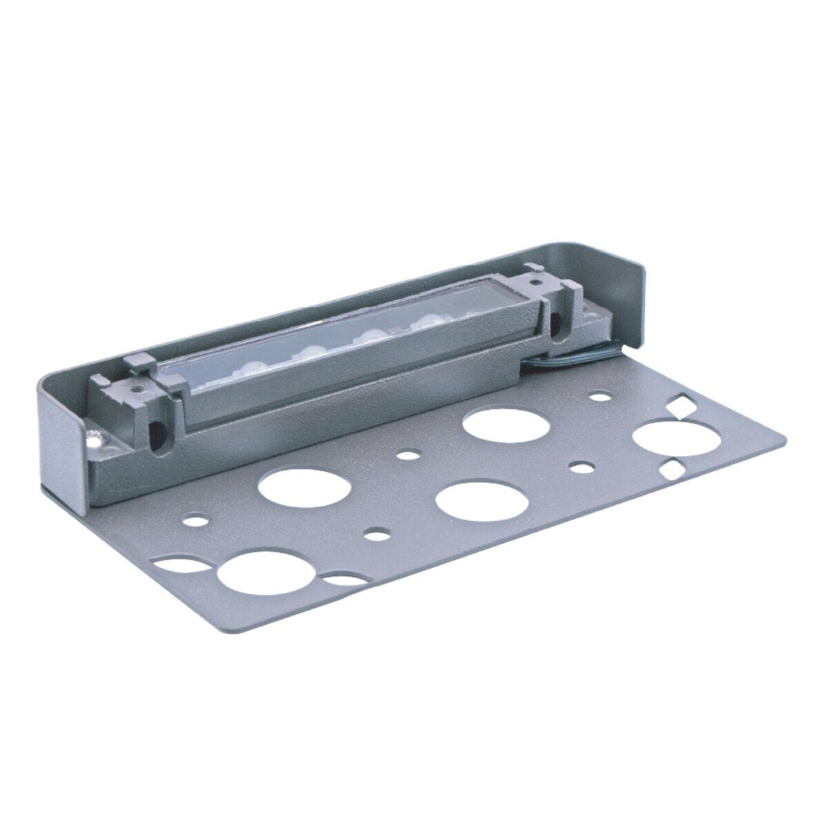 Pro-Trade LL2 5.7 in. Ledge Light Gray Finish w/ Removable LED Module 0.8W 100 Lumen 2700K