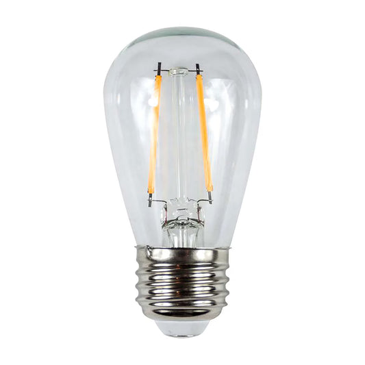Brilliance Edge Filament S14 Clear Lamp 12V 1W 2700K LED Bulb
