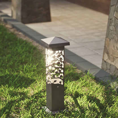 NIGHTSCAPING 342-0525Z25  GARDEN SERIES GROVE BOLLARD BRONZE 25" w/CONCRETE MOUNT
