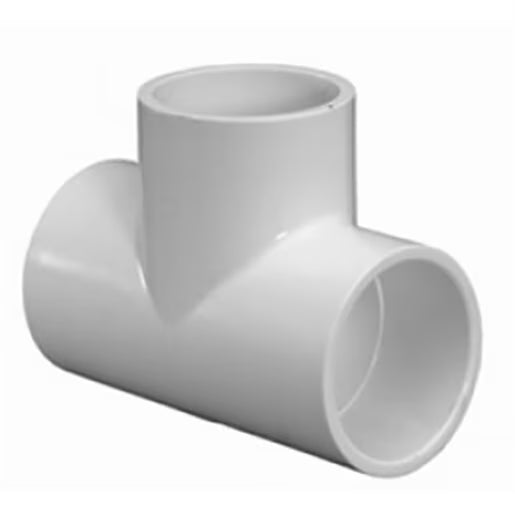 402-005UV Sch 40 UV Resistant PVC Tee 1/2 in. Socket x FIPT | Spears