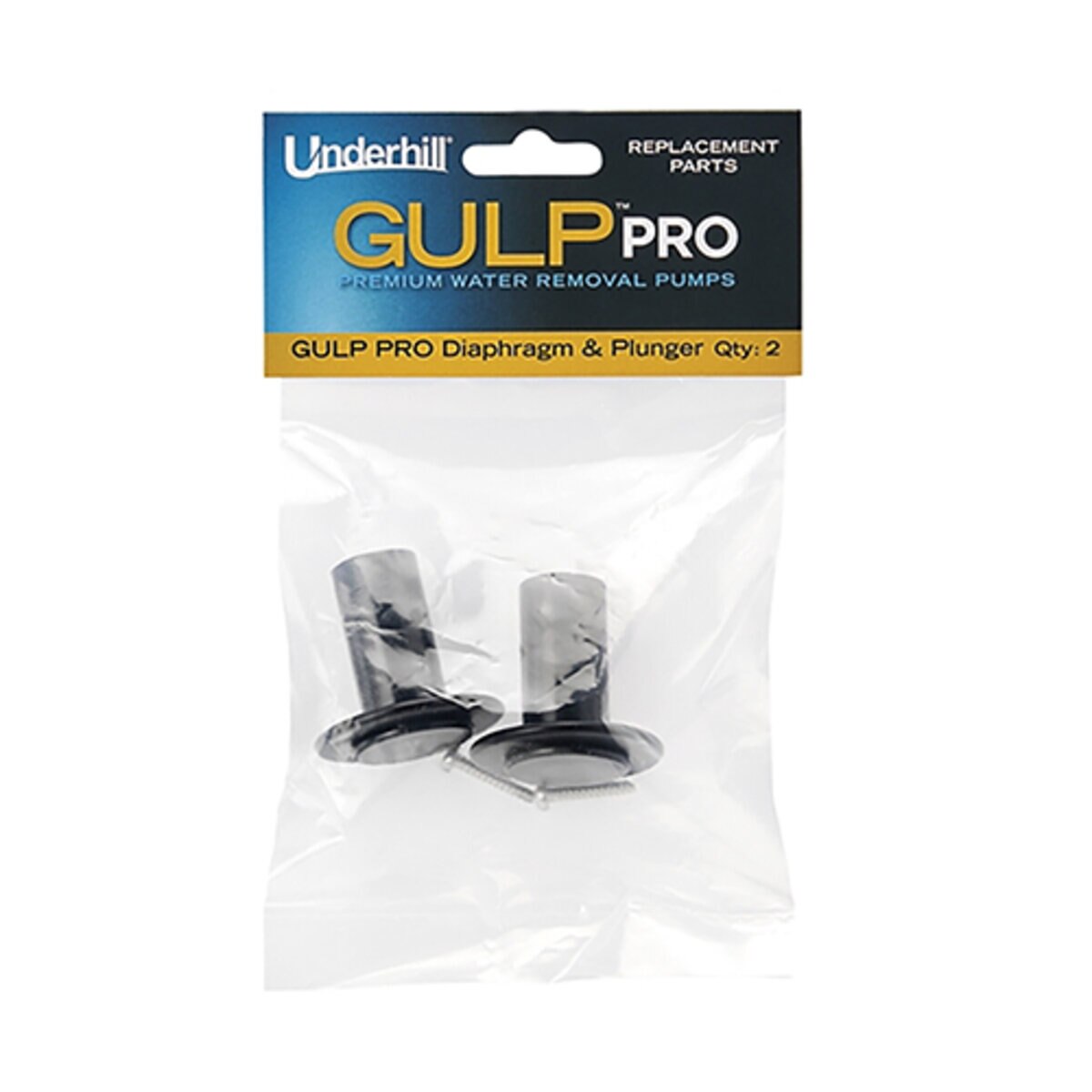 Underhill Gulp Repair Part Diaphragm/Plunger w/ Screw 2/pkg.