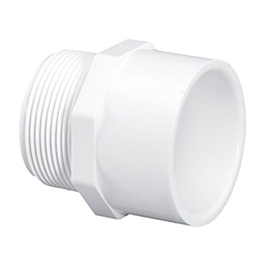 Lasco Adapter White Sch 40 Plastic 1 in. MPT x Slip  436-010L