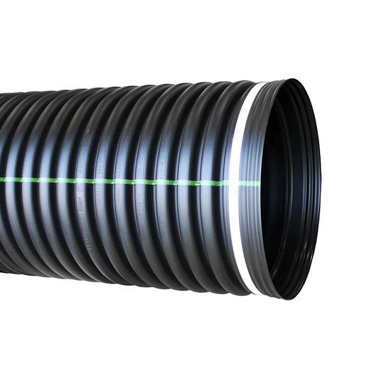 ADS N-12 6 in. Dual Wall Pipe Perforated w/ Gasket 20 ft.