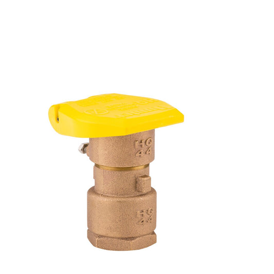 1 in. Brass Single Lug Quick Coupler W/Rubber Cover - Hunter