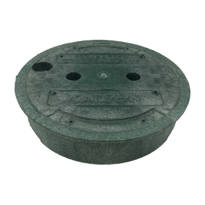 Spec 10 in. Round T Cover Only Green ICV Carson