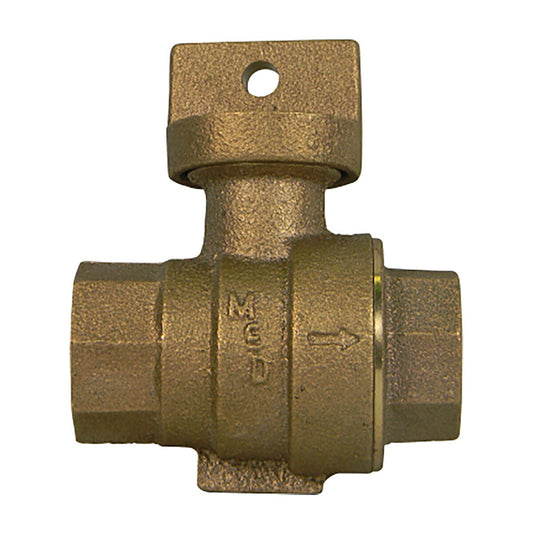 A. Y. Mcdonald 5131-306  Curb Stop & Waste Lead Free Valve 1-1/2 in.