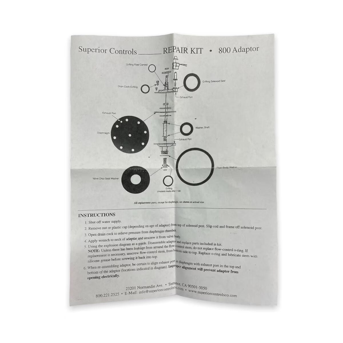 1 800 Repair Kit Superior
