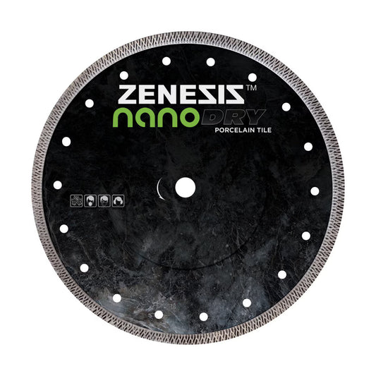 Zenesis NANO 7 in. Turbo Mesh Porcelain & Tile Diamond Blade