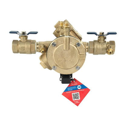 F825EBV  FEBCO 825Y Y-Pattern Reduced Pressure Zone Assembly w/ Ball Valves 1 in. Bronze w/ Flood Sensing Capability (Sensing Upgrade Kit Sold Separately) | F825EBV