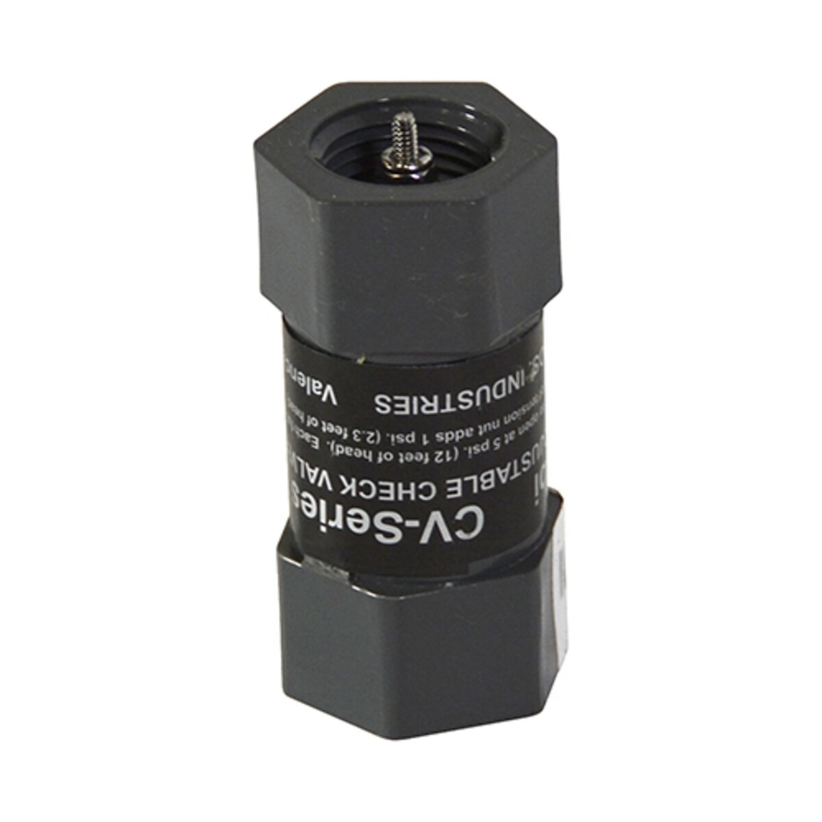 NDS Adjustable Check Valve Gray PVC 1/2 in. FIPT