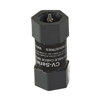 NDS Adjustable Check Valve Gray PVC 1/2 in. FIPT