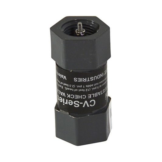 NDS Adjustable Check Valve Gray PVC 1/2 in. FIPT