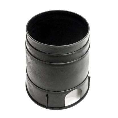Rain Bird Valve Box Black Body Round w/ Overlapping Green Lid 6 in.