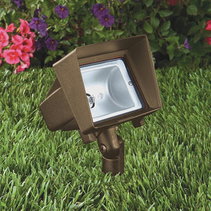 Vista GR-5103 Flood Light Aluminum Housing Architectural Bronze No Lamp