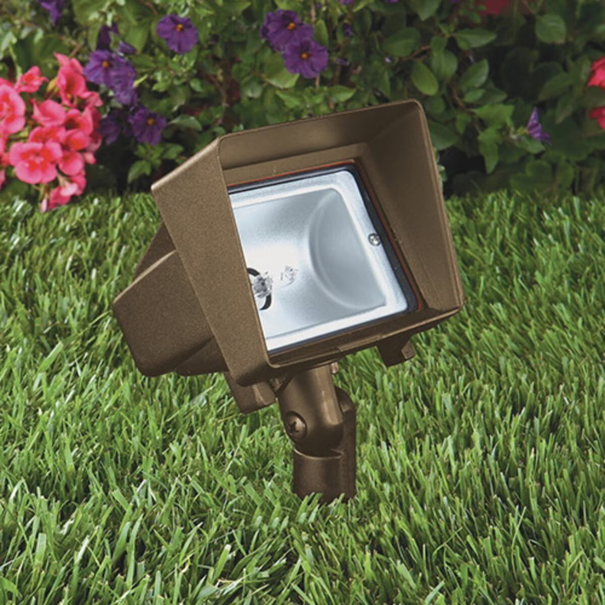 Vista GR-5103-Z-NL GR-5103 Flood Light Aluminum Housing Architectural Bronze No Lamp