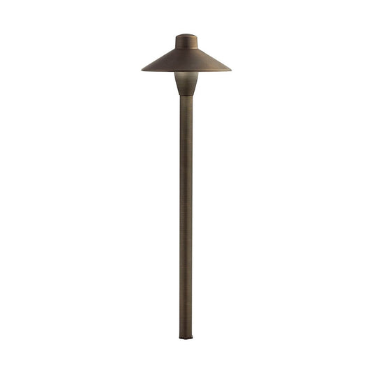 Kichler15878CBR30   Traditional LED Path Light Centenial Brass 3W 3000K