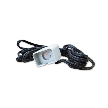 Brilliance-GUADALUPE-3000-BR-WHITE- Guadalupe Wall Light Custom White Finish 3.8W 3000K Brass
