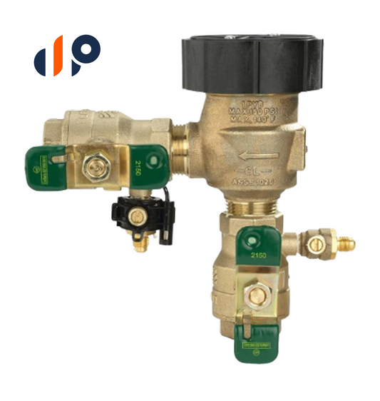T388002  Watts 800M4 Anti-Siphon Pressure Vacuum Breaker w/ Ball Valves 1 in. Bronze w/ Freeze Sensing Capability (Sensing Upgrade Kit Sold Separately) | T388002