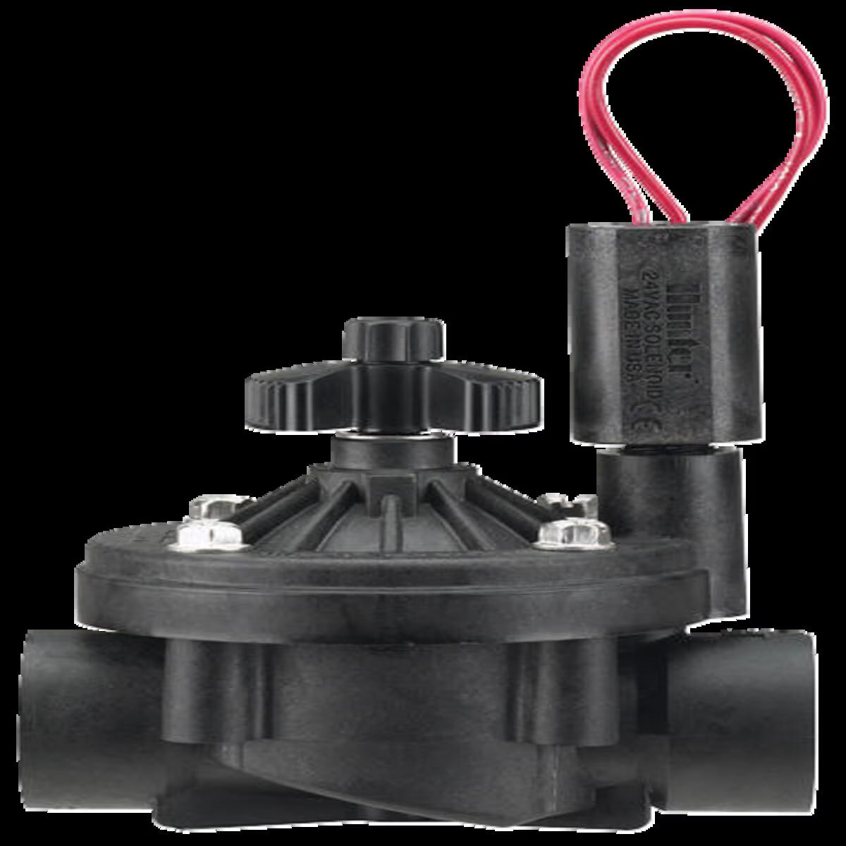 Hunter Globe Valve ICV Glass Filled Nylon 1 in. w/ Flow Control and Filter Sentry FIPT x FIPT