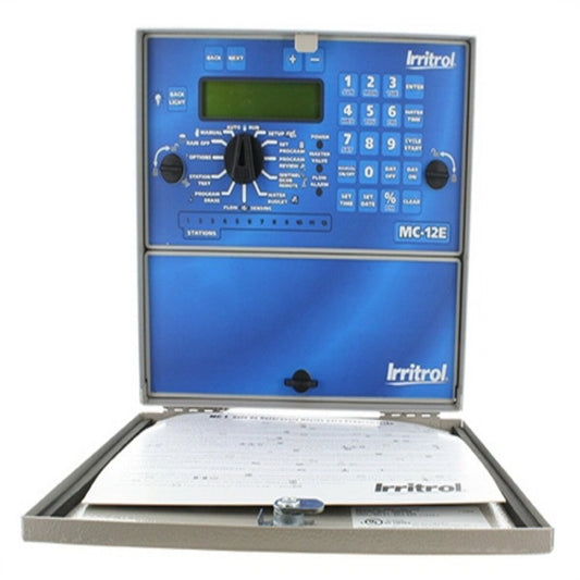 Irritrol MC-E (Blue) Series Controller 18 Station Outdoor Steel Wall Mount Cabinet