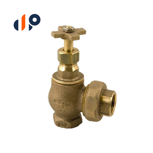 1 Angle Valve With Union Rising Swivel Brass 300RS-100Y