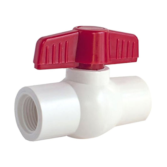 PVC Threaded Ball Valve 3/4 in.