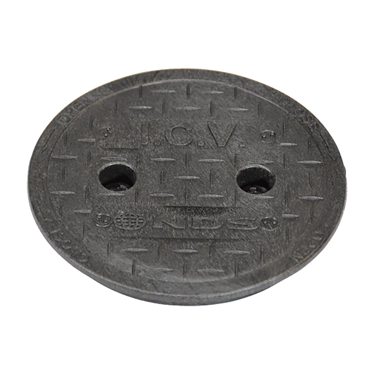6" Round Cover Only ICV Black NDS