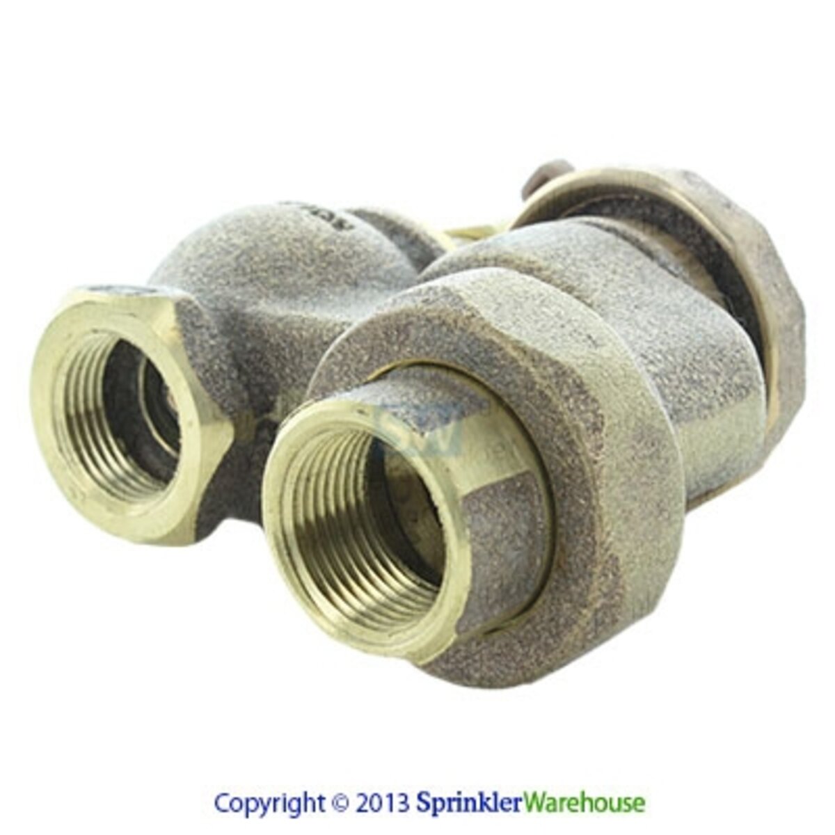 V-19-466-100Y  Anti-Siphon Body Valve Yellow Brass 1 in.