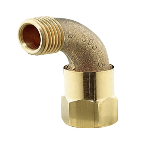 Brass Swivel Elbow 3/4 in. FPT X 3/4 in. GHT